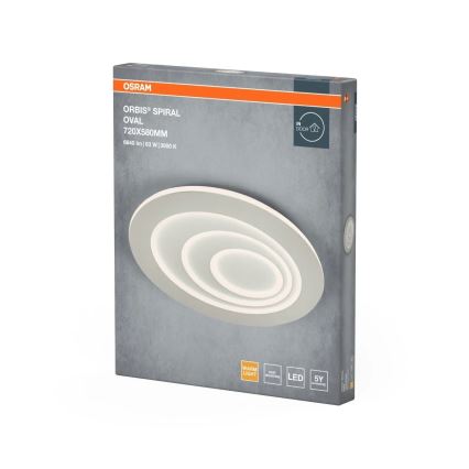 Osram - Φωτιστικό οροφής LED ORBIS SPIRAL LED/63W/230V λευκό