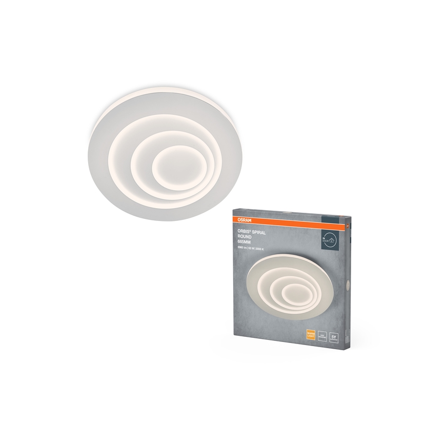 Osram - Φωτιστικό οροφής LED ORBIS SPIRAL LED/63W/230V διάμ. 68,5 cm