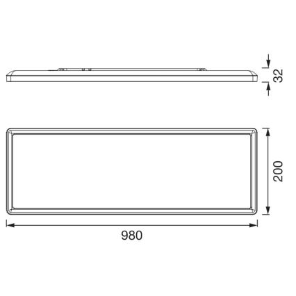 Osram - Φωτιστικό οροφής LED PLANON EASYFIX LED/30W/230V 2800/4000/6000K IP54 λευκό