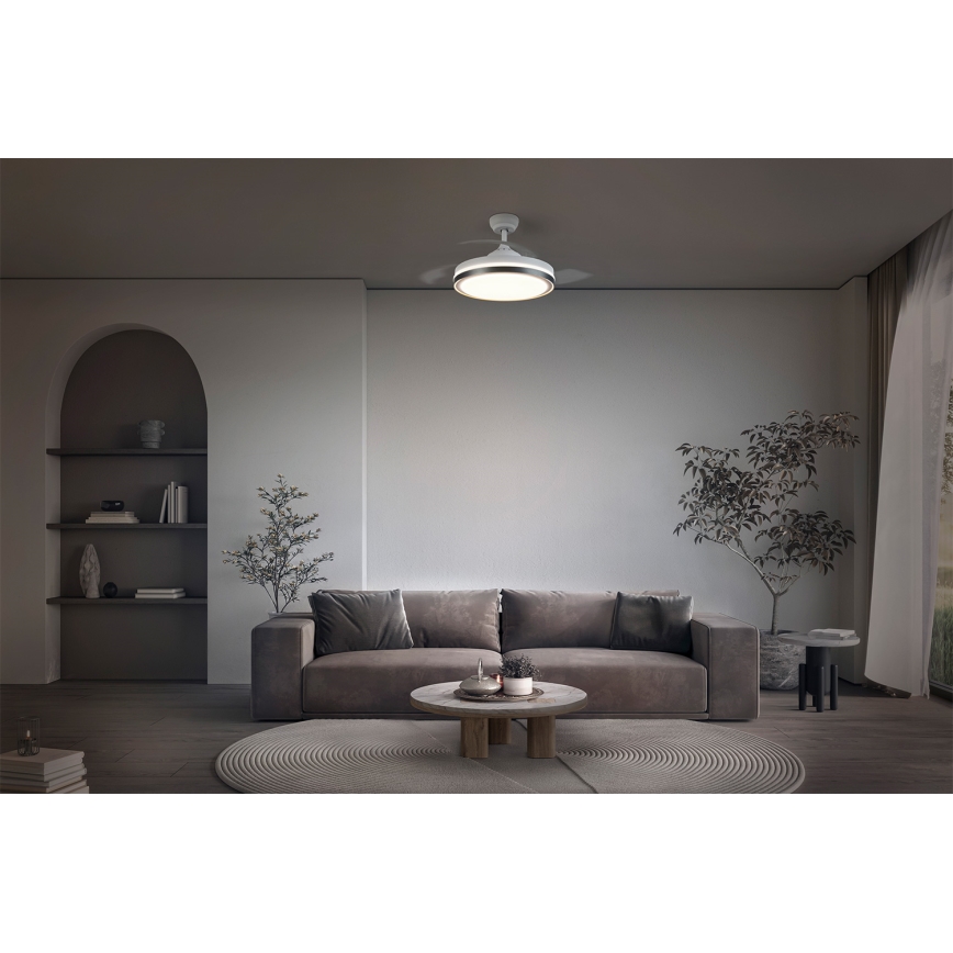 Osram - Φωτιστικό οροφής με ανεμιστήρα LED/66W/230V 3000/4000/6500K λευκό + τηλεχειριστήριο