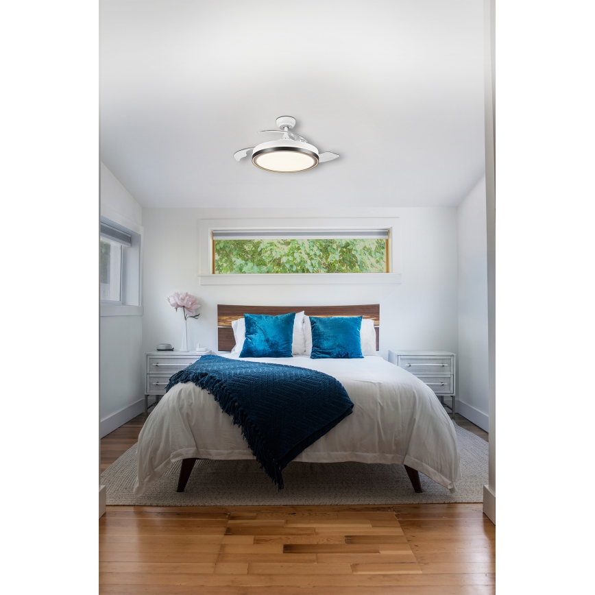 Osram - Φωτιστικό οροφής με ανεμιστήρα LED/66W/230V 3000/4000/6500K λευκό + τηλεχειριστήριο