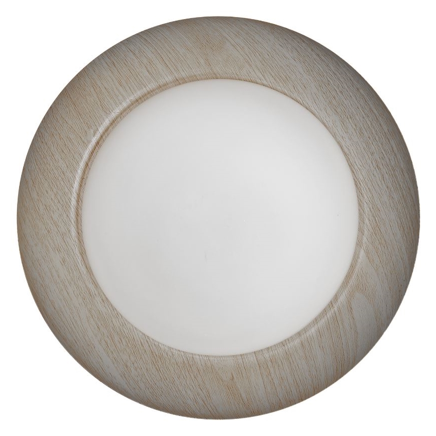 Osram - Φωτιστικό οροφής ORBIS MILAN 2xE27/10W/230V Ø 30,5 εκ. απομίμηση ξύλου