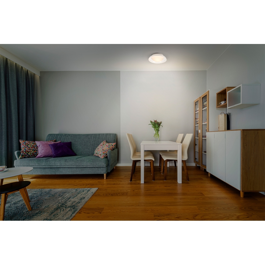 Osram - Φωτιστικό οροφής ORBIS MILAN 2xE27/10W/230V Ø 30,5 εκ. καφέ