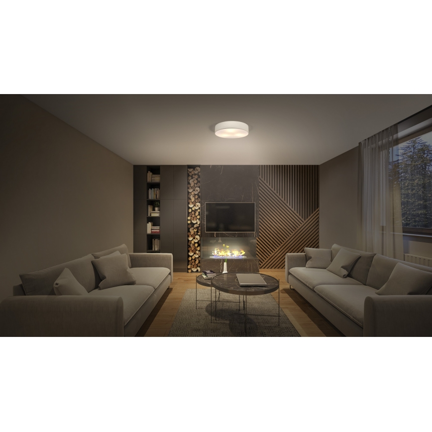 Osram - Φωτιστικό οροφής ORBIS PARIS 2xE27/25W/230V, διάμ. 40 εκ., κρεμ