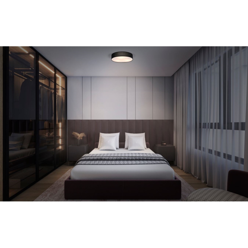Osram - Φωτιστικό οροφής ORBIS PARIS 3xE27/25W/230V Ø 48 cm μαύρο
