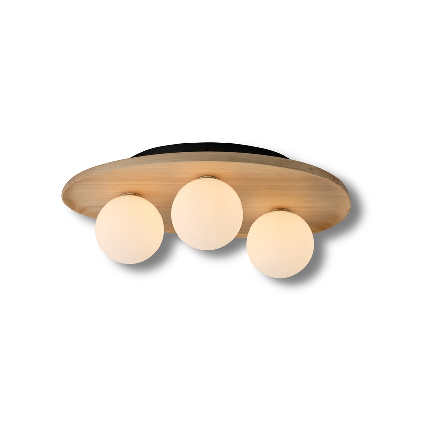 Osram - Φωτιστικό οροφής WOOD NEST 3xG9/5W/230V ξύλο καουτσούκ