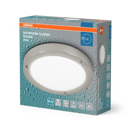 Osram - Φωτιστικό οροφής για μπάνιο BATHROOM CLASSIC 1xE27/15W/230V Ø 31 cm IP44