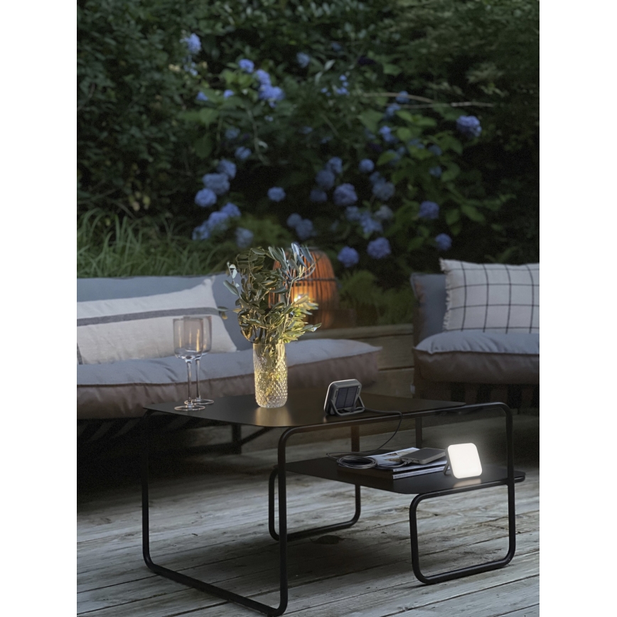 Osram - Φορητό ηλιακό φωτιστικό NIGHTLUX LED/2W/5V IP54 γκρι