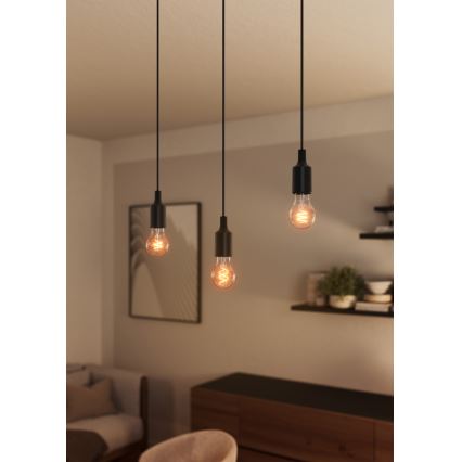 Osram - Καλώδιο τροφοδοσίας PENDULUM BELL 1xE27/15W/230V μαύρο