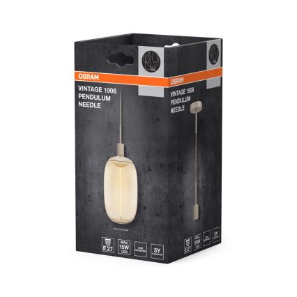 Osram - Καλώδιο τροφοδοσίας PENDULUM NEEDLE 1xE27/15W/230V μπεζ