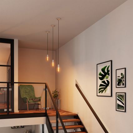 Osram - Καλώδιο τροφοδοσίας PENDULUM ROUND 1xE27/15W/230V γυαλιστερό χρώμιο