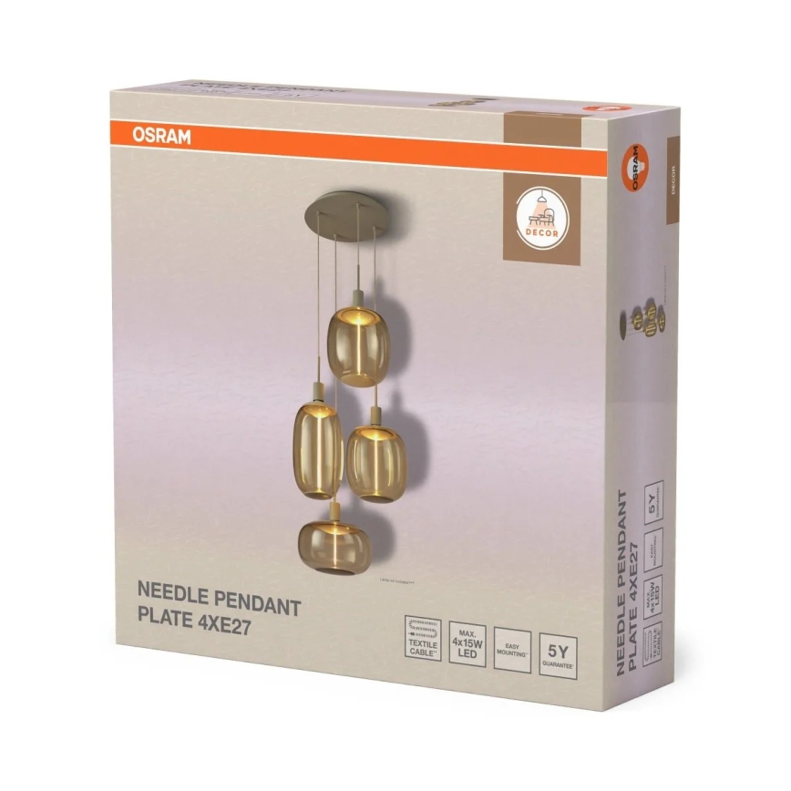 Osram - Καλώδιο τροφοδοσίας για NEEDLE PENDANT 4xE27/25W/230V μπεζ