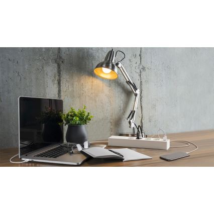 Osram - Καλώδιο επέκτασης SMART+ 4Z τύπου F + 2xUSB-A + 2xUSB-C Wi-Fi