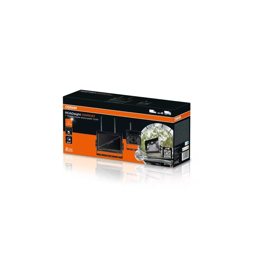 Osram - Κάμερα οπισθοπορείας ROADSIGHT OWRCS7 Full HD 1080p 12/24V IP67