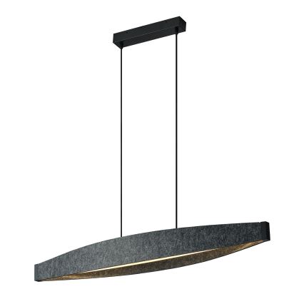 Osram - Κρεμαστό φωτιστικό LED με καλώδιο DECOR FLAT LED/23W/230V γκρι