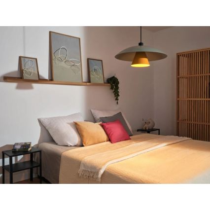 Osram - Κρεμαστό φωτιστικό με καλώδιο DECOR FLYING MUSHROOM 1xE27/25W/230V Ø 50 cm πράσινο