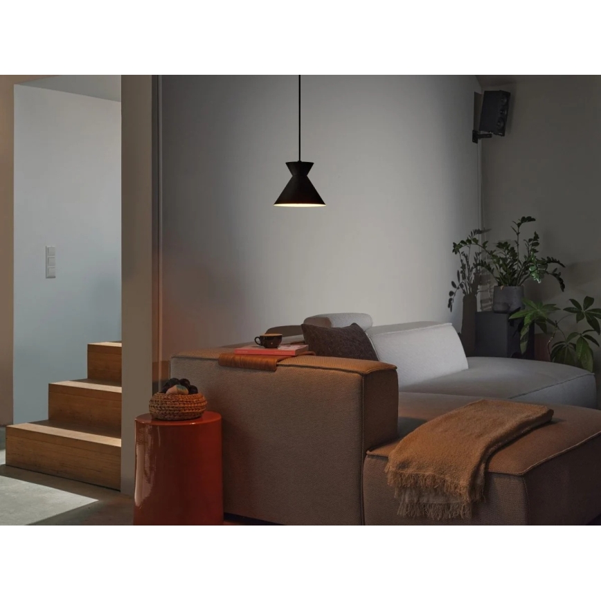 Osram - Κρεμαστό φωτιστικό με καλώδιο DECOR WAIST 1xE27/40W/230V μαύρο