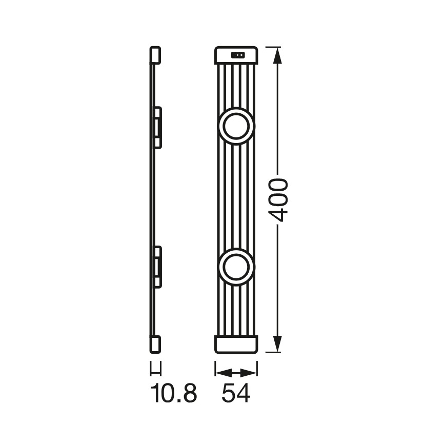 Osram - Ρυθμιζόμενο LED φωτιστικό κάτω ντουλαπιού με αισθητήρα κίνησης LINEAR MAGNET LED/7W/230V 4000K 40 cm λευκό