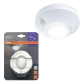 Osram - LED φωτιστικό νυκτός με αισθητήρα NIGHTLUX LED/2W/3xAA λευκό
