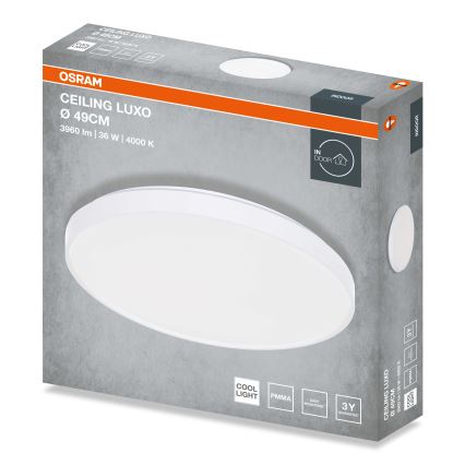 Osram - LED φωτιστικό οροφής CEILING LUXO LED/36W/230V διάμ. 49 cm λευκό
