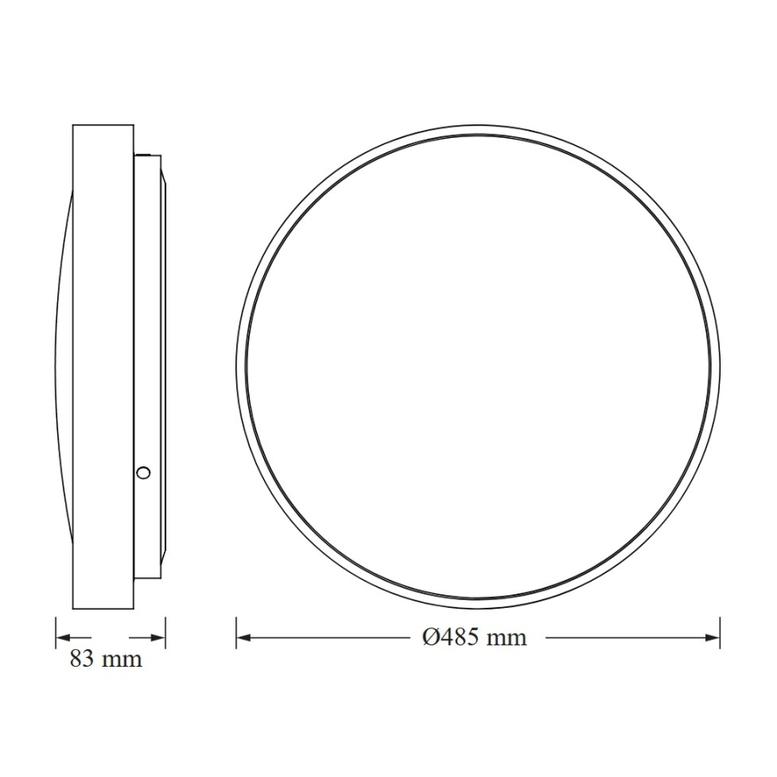 Osram - LED φωτιστικό οροφής CEILING LUXO LED/36W/230V διάμετρος 49 cm χρυσό