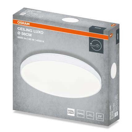 Osram - LED Φωτιστικό οροφής CEILING LUXO LED/60W/230V διάμ. 56 cm λευκό