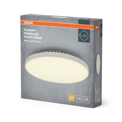 Osram - LED φωτιστικό οροφής PLANON LED/20W/230V 3000K Ø 30 cm λευκό