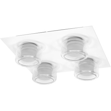 Osram - LED φωτιστικό οροφής για μπάνιο ORBIS FLAME 4xLED/5,5W/230V 3000/4000K IP44 λευκό