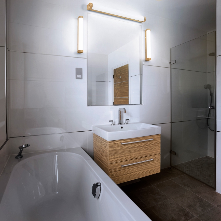 Osram - Ρυθμιζόμενο LED φωτιστικό καθρέφτη μπάνιου ORBIS TUBE LED/12W/230V 3000/4000K 60 cm IP44 καφέ