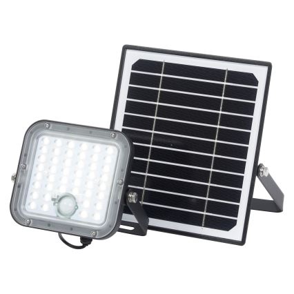 Osram - Ηλιακός ρυθμιζόμενος προβολέας LED με αισθητήρα ENDURA LED/10W/4,2V 4000K IP65 μαύρο + τηλεχειριστήριο