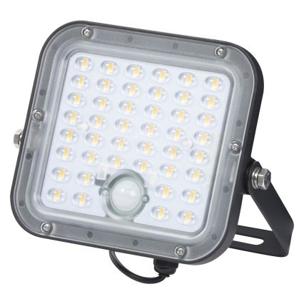 Osram - Ηλιακός ρυθμιζόμενος προβολέας LED με αισθητήρα ENDURA LED/10W/4,2V 4000K IP65 μαύρο + τηλεχειριστήριο