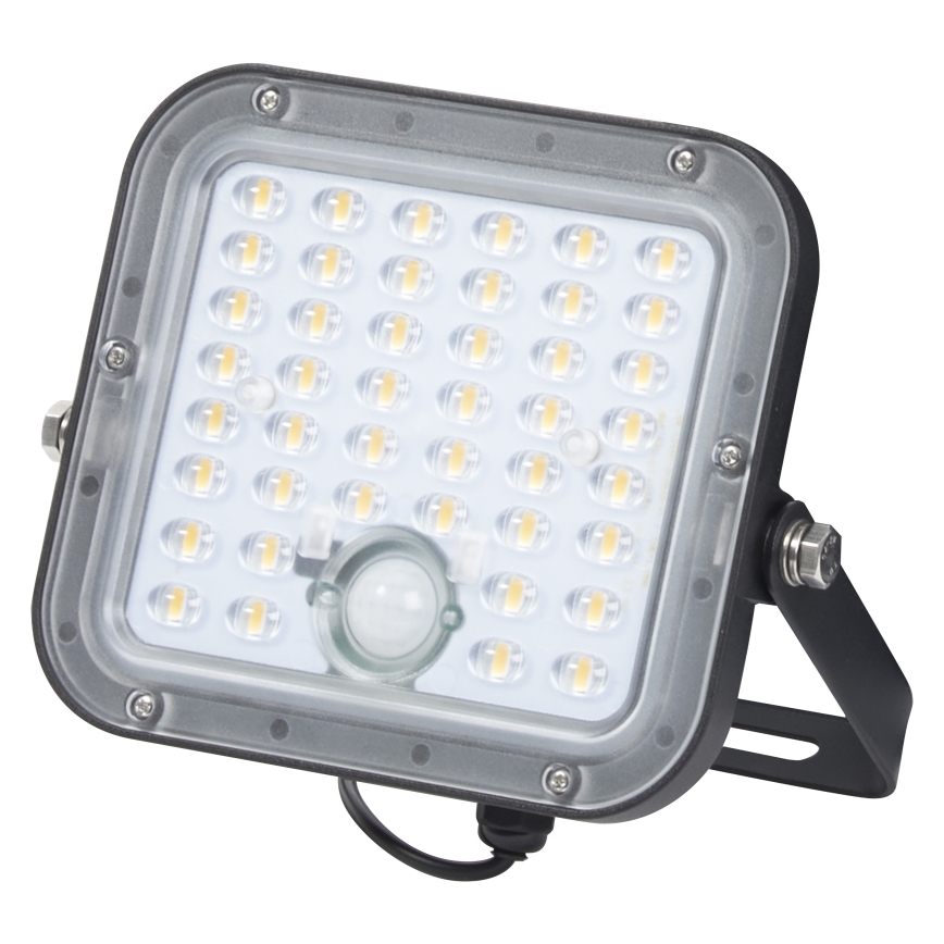 Osram - Ηλιακός ρυθμιζόμενος προβολέας LED με αισθητήρα ENDURA LED/10W/4,2V 4000K IP65 μαύρο + τηλεχειριστήριο