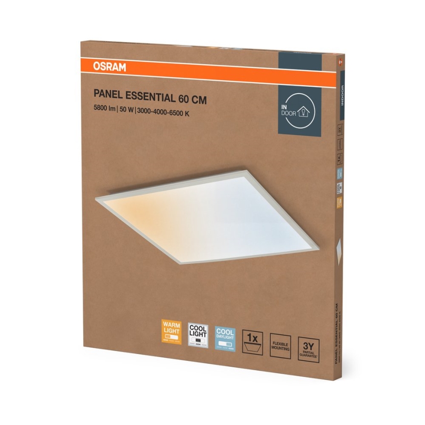 Osram - LED πάνελ για ψευδοροφές PANEL ESSENTIAL LED/50W/230V 3000/4000/6500K 60x60 cm λευκό