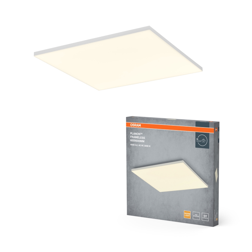 Osram - LED πάνελ επιφανειακής τοποθέτησης PLANON LED/40W/230V 3000K 60x60 cm λευκό