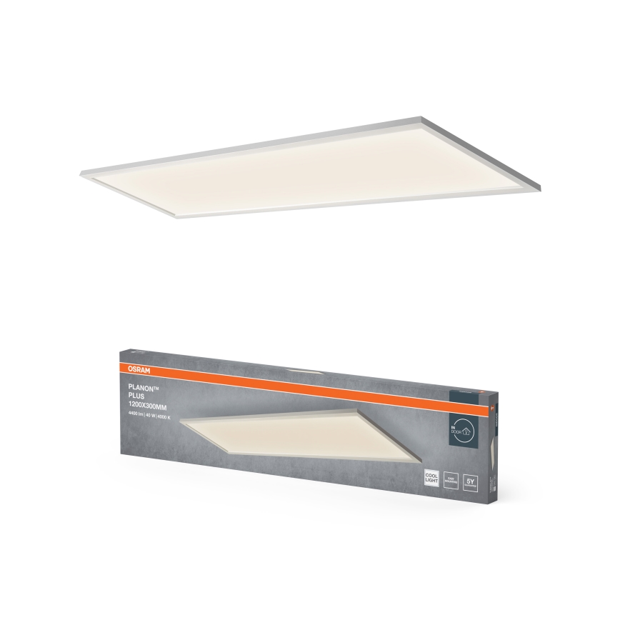 Osram - LED πάνελ επιφανειακής τοποθέτησης PLANON LED/40W/230V 4000K 30x120 cm λευκό