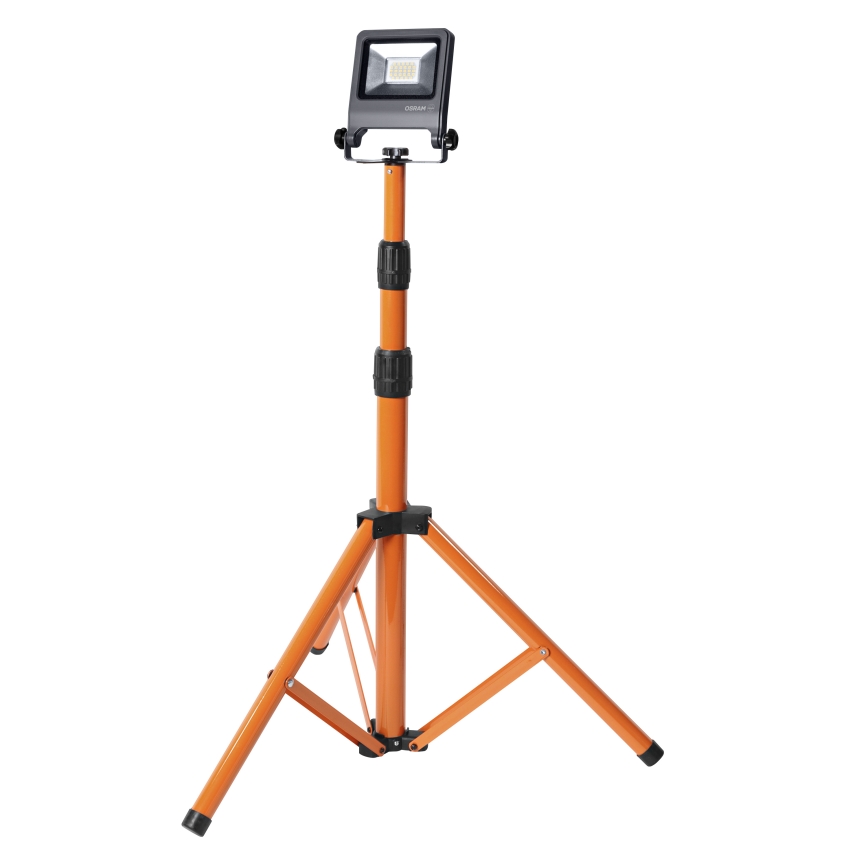 Osram - LED προβολέας με τρίποδο TRIPOD LED/20W/230V 4000K IP65 πορτοκαλί