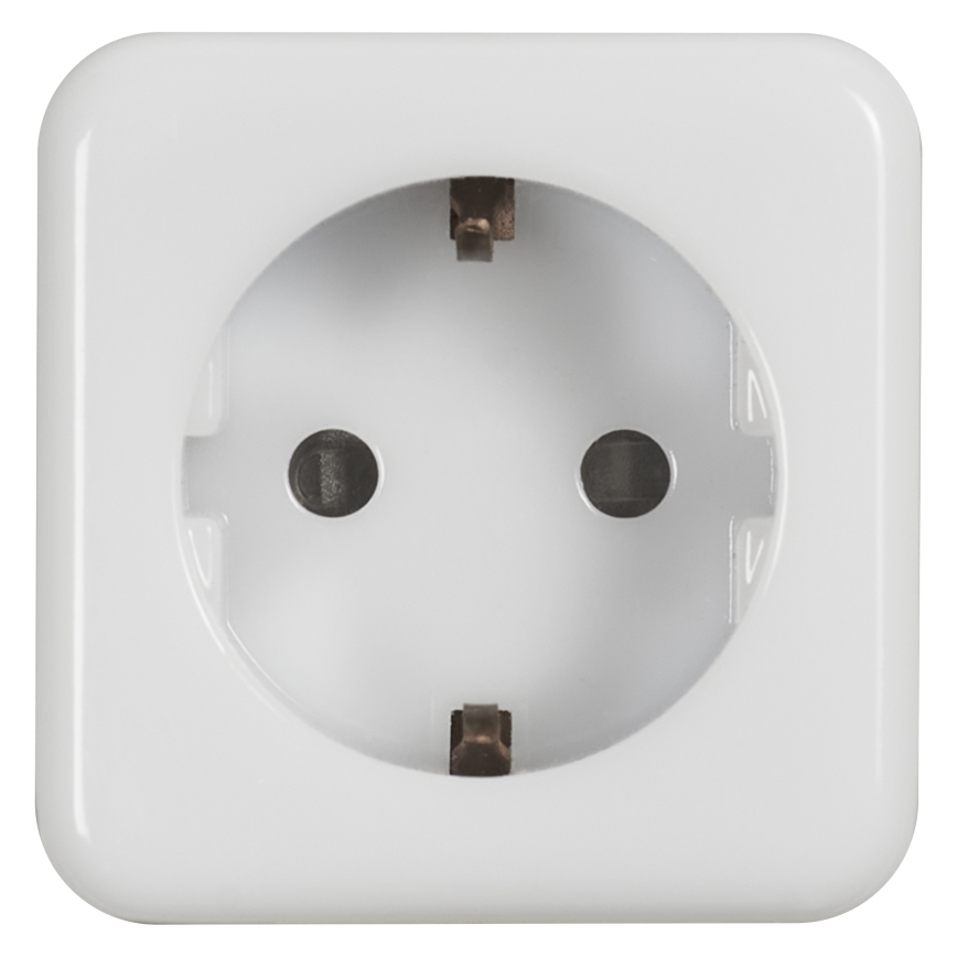 Osram - Ρυθμιζόμενη LED πρίζα SCHUKO SMART+ NIGHTLIGHT με ενσωματωμένο φωτισμό, 3680W/230V, Wi-Fi