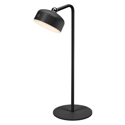 Osram - LED ρυθμιζόμενη επαναφορτιζόμενη επιτραπέζια λάμπα 3 σε 1 DECOR HELPER LED/1,8W/5V μαύρη