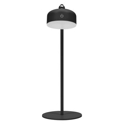 Osram - LED ρυθμιζόμενη επαναφορτιζόμενη επιτραπέζια λάμπα 3 σε 1 DECOR HELPER LED/1,8W/5V μαύρη