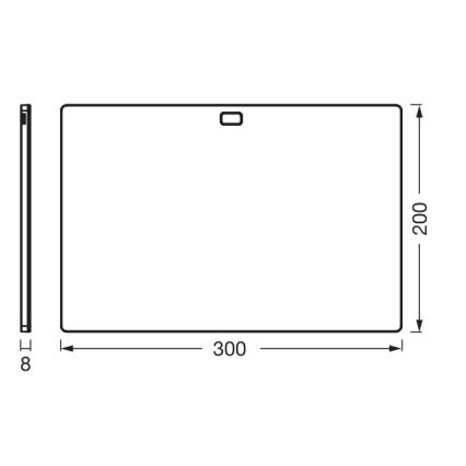 Osram - Ρυθμιζόμενο LED φωτιστικό για κάτω ντουλάπια με αισθητήρα κίνησης UNDERCABINET LED/7,5W/230V 3000/4000/6500K 20x30 cm λευκό
