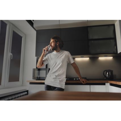 Osram - Ρυθμιζόμενο φωτιστικό LED κάτω ντουλαπιού με αισθητήρα κίνησης και λυκόφωτος LINEAR LED/5W/3,7V 2200 mAh 3000K 35 cm λευκό