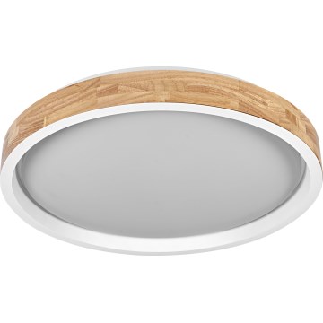 Osram - LED Ρυθμιζόμενο φωτιστικό οροφής MARIANO LED/36W/230V διάμ. 51 cm δρυς/λευκό