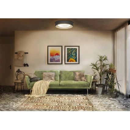 Osram - Ρυθμιζόμενο LED φωτιστικό οροφής ORBIS CONCRETE LED/18W/230V Ø 40 cm γκρι/μπετόν