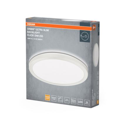 Osram - LED ρυθμιζόμενο φωτιστικό οροφής ORBIS LED/15W/230V λευκό