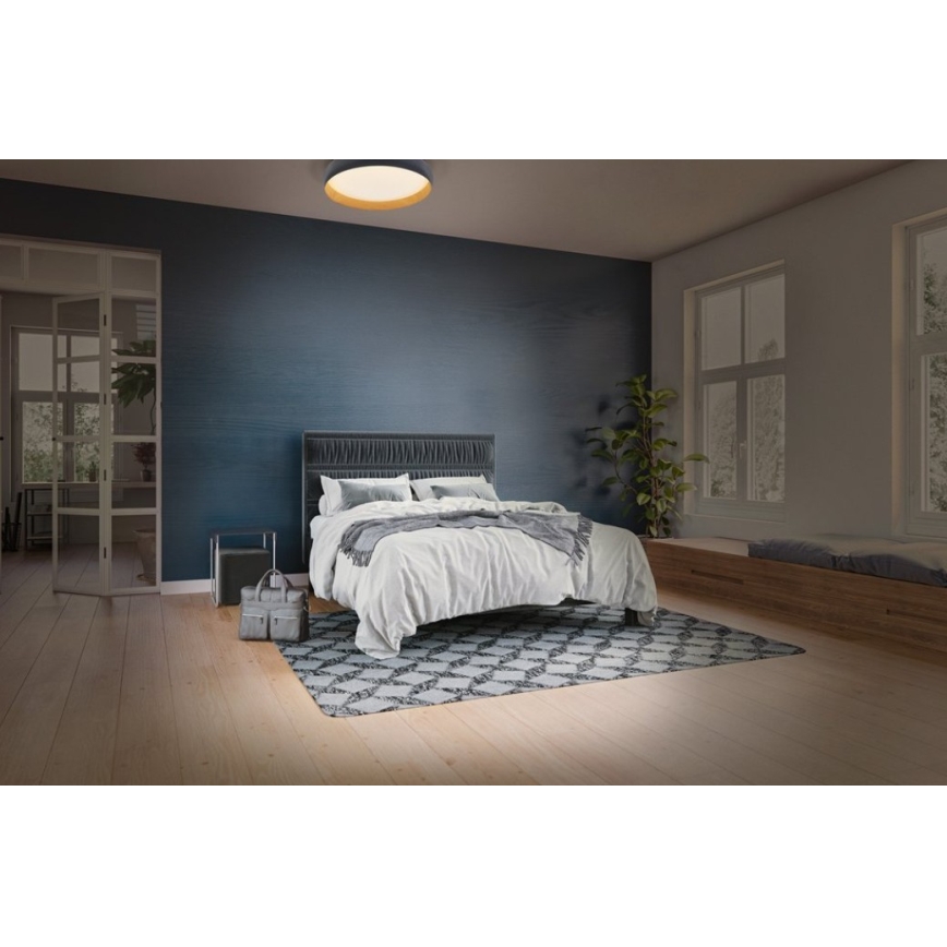 Osram - Ρυθμιζόμενο LED φωτιστικό οροφής ORBIS LIVIA LED/16W/230V Ø 30 cm ανθρακί/καφέ