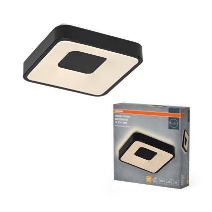 Osram - LED Ρυθμιζόμενο φωτιστικό οροφής ORBIS PIANA LED/16W/230V 29x29 cm μαύρο