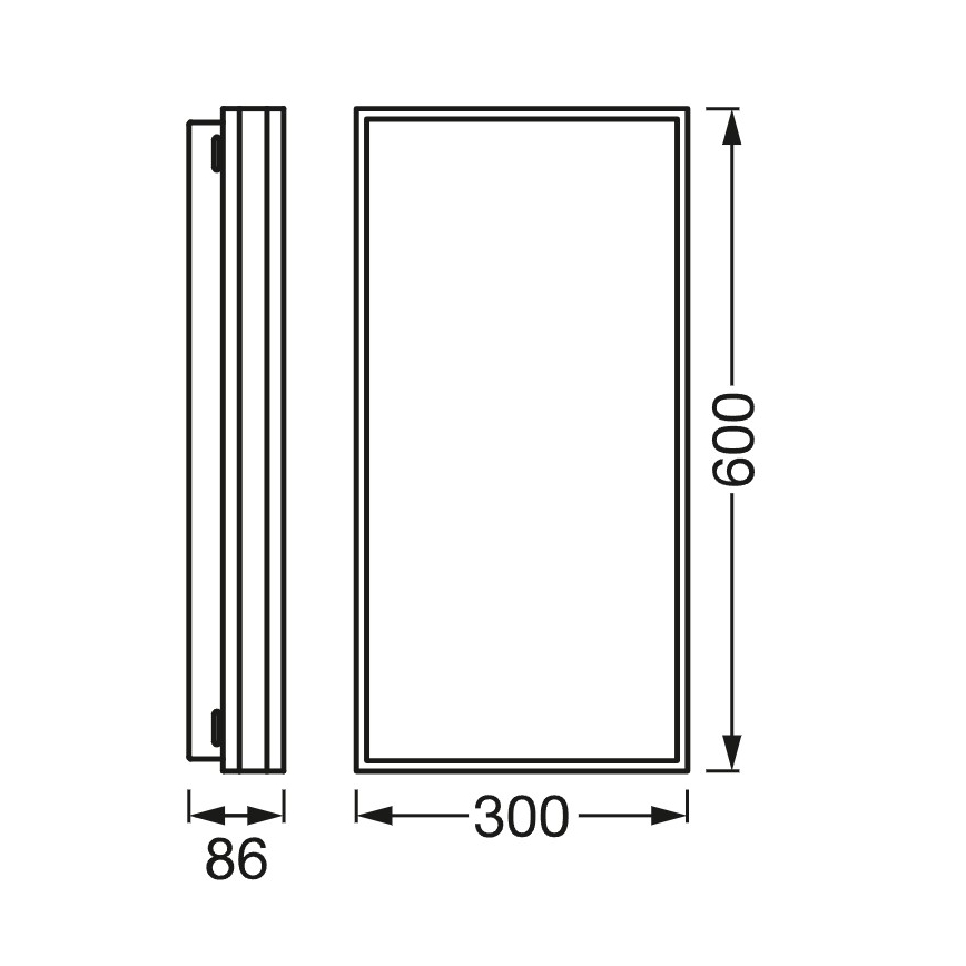 Osram - SMART+ MAGNET ρυθμιζόμενο φωτιστικό οροφής LED/42W/230V 30x60 cm 3000-6500K Wi‑Fi