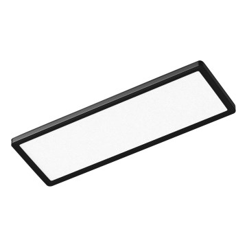 Osram - LED Ρυθμιζόμενο φωτιστικό οροφής μπάνιου PLANON EASYFIX LED/24W/230V 2600-6000K 20x58 cm IP54 μαύρο + τηλεχειριστήριο