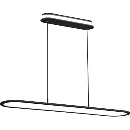 Osram - LED Ρυθμιζόμενο κρεμαστό φωτιστικό με καλώδιο OFFICE LINE LED/57W/230V 4000K 100 cm CRI 90 μαύρο