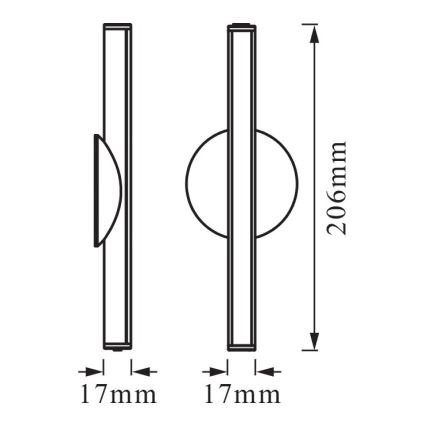 Osram - Ρυθμιζόμενο επαναφορτιζόμενο φωτιστικό προσανατολισμού LED LEDSTIXX LED/2W/5V CRI 90 IP44 λευκό